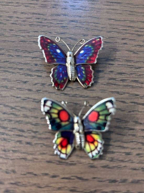 Jewelry - Vintage Set of 2 butterflies 1970’s